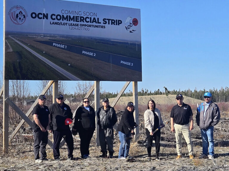 OCN Team at the groundbreaking for the 3 phase commercial strip